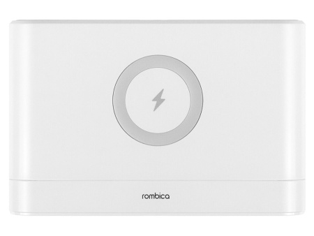 Часы с беспроводным зарядным устройством Rombica Timebox 1, белый
